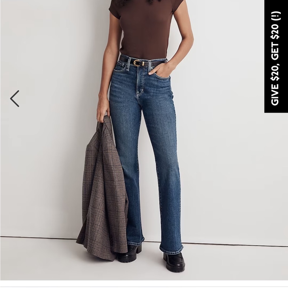 NWT tall perfect vintage flare jeans in Hallstrom wash